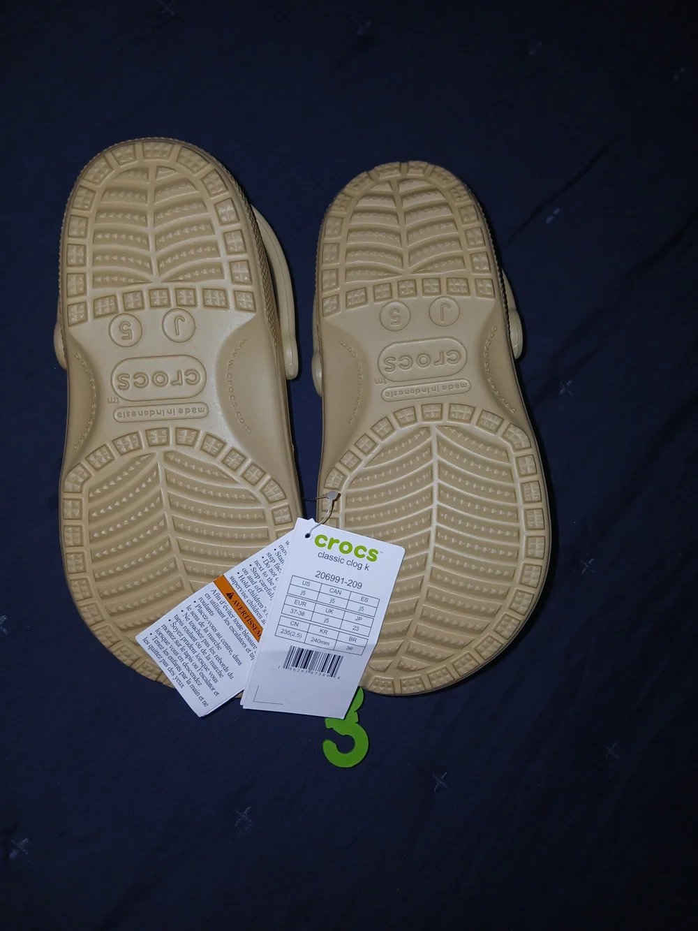 CROCS Kids Classic Clog - Beige/Tan